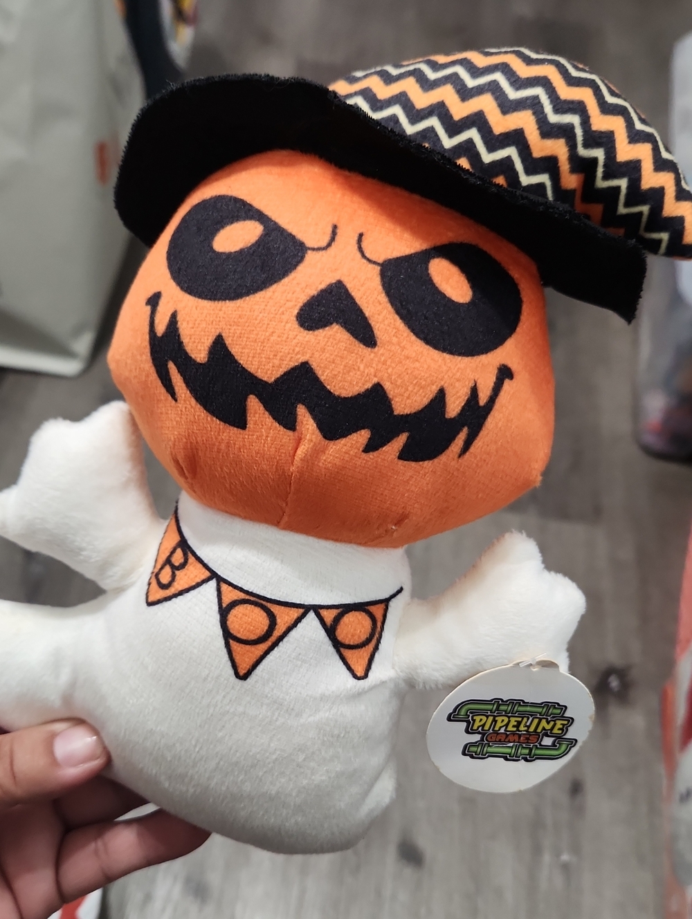 Halloween Pumpkin Head Plush